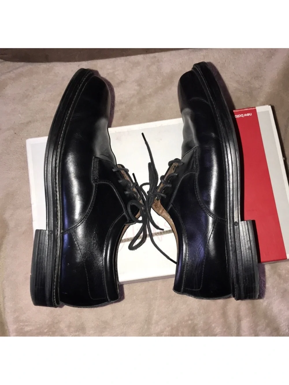 Nunn Bush comfort gel size 8.5 W black dress shoes